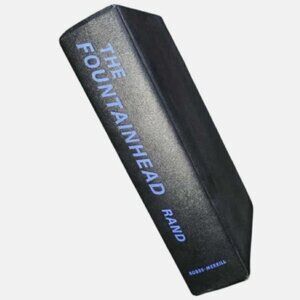 Vintage Book The Fountainhead 1943 Ayn Rand Bobbs-Merrill Hardcover No Dust Jack